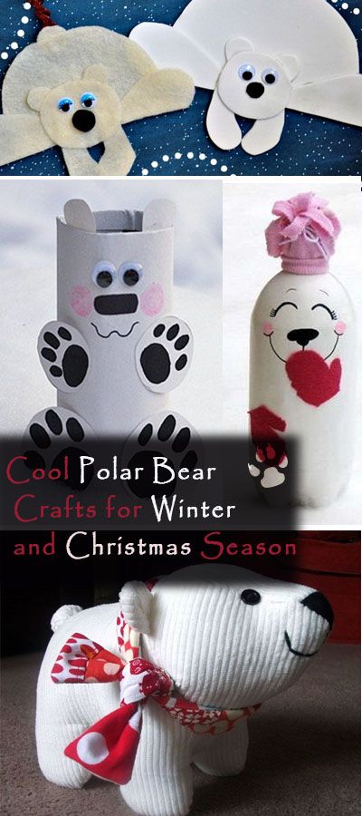 Cool Polar Bear Crafts for Winter and Christmas Season! 