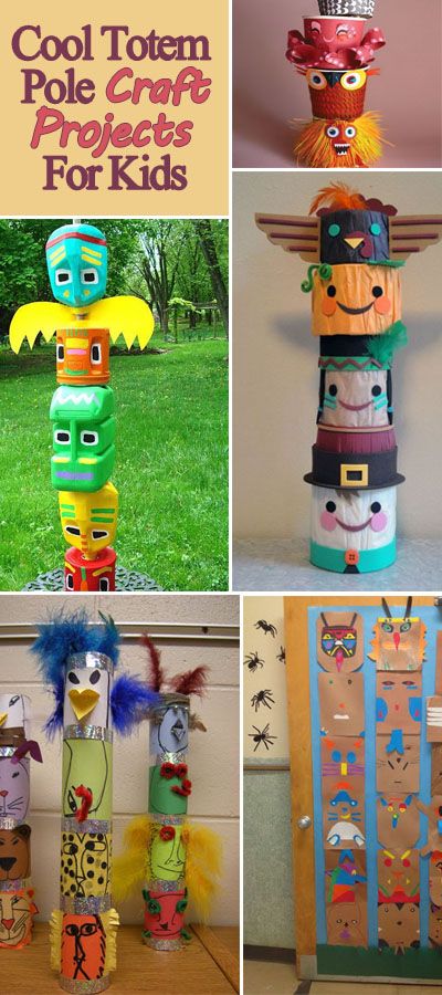 Cool Totem Pole Craft Projects For Kids! 