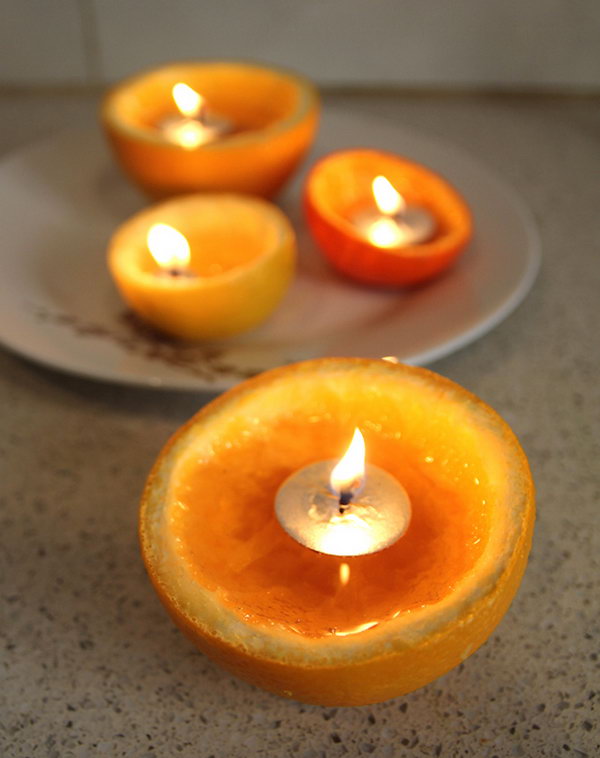 Orange Rind Candle, 