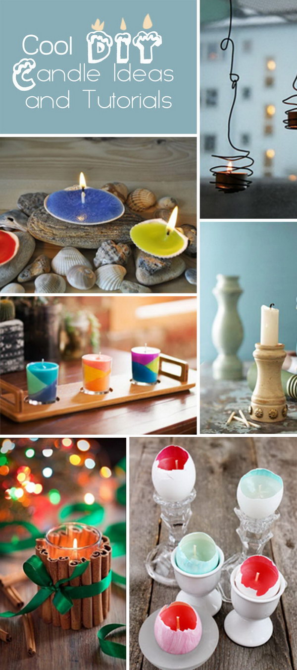 Cool DIY Candle Ideas and Tutorials!