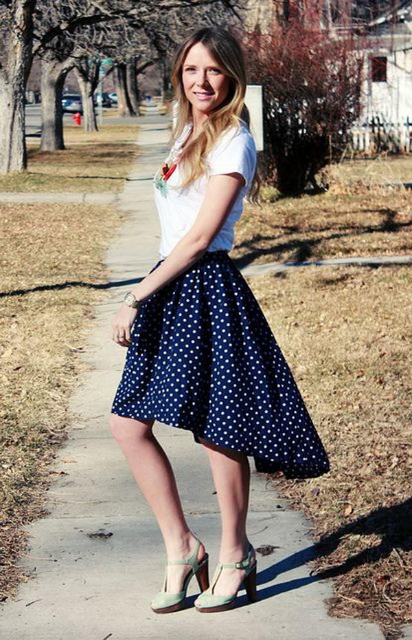 Handmade Girl Skirt. Do something new today that will be fashionable all summer.