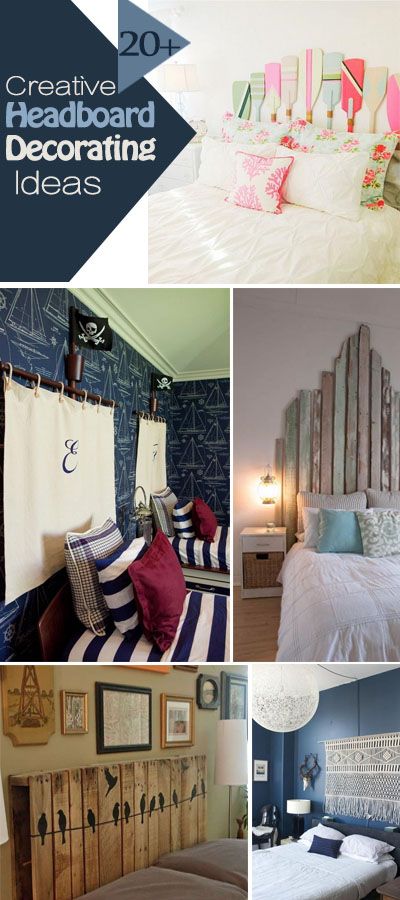 Creative Headboard Decorating Ideas For Your Bedrooms! 