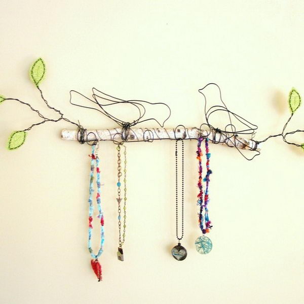Bird Branch Jewelry Display.