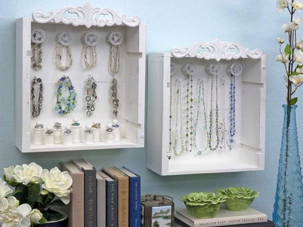 Wine Crate Jewelry Display Boxes.