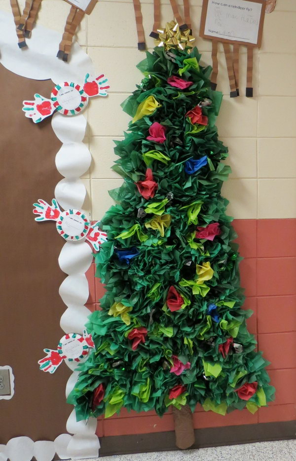 Tissue paper Christmas Tree, 