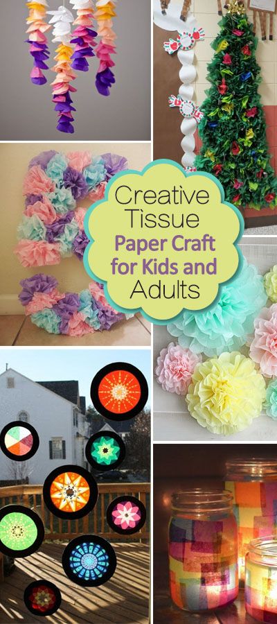 Creative Tissue Paper Crafts for Kids and Adults! 