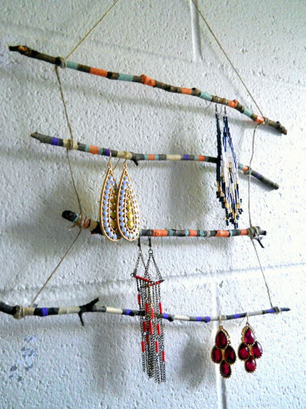 Twig Jewelry Display Rack, 