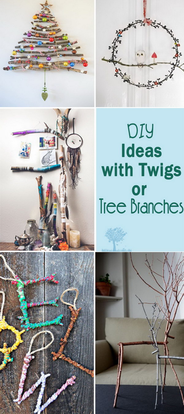 DIY Ideas with Twigs or Tree Branches!