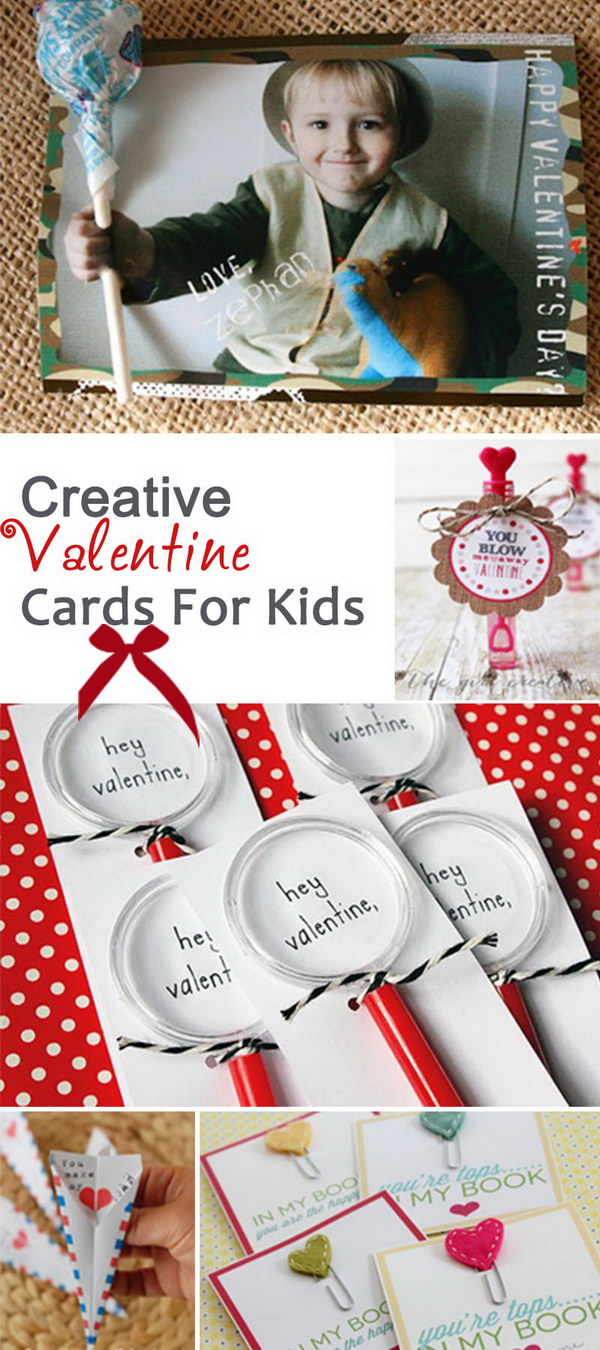 Creative Valentine Cards For Kids!