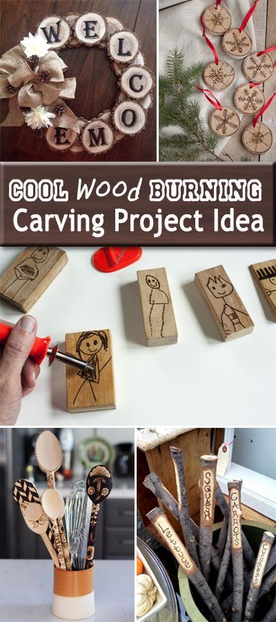 Cool Wood Burning Carving Project Ideas! 