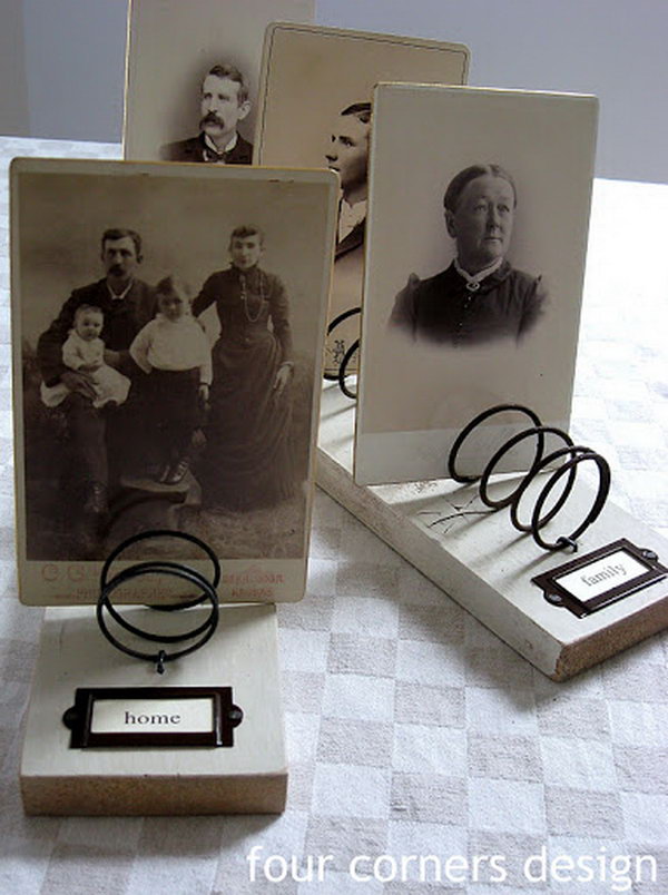 Photo Display with Rusty Old Springs, 