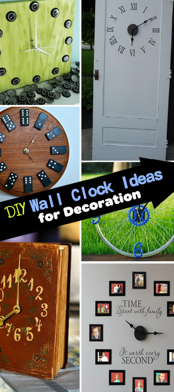 DIY Wall Clock Ideas for Decoration!