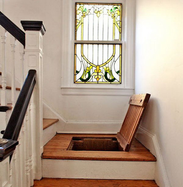 Hidden Stairway Storage, 