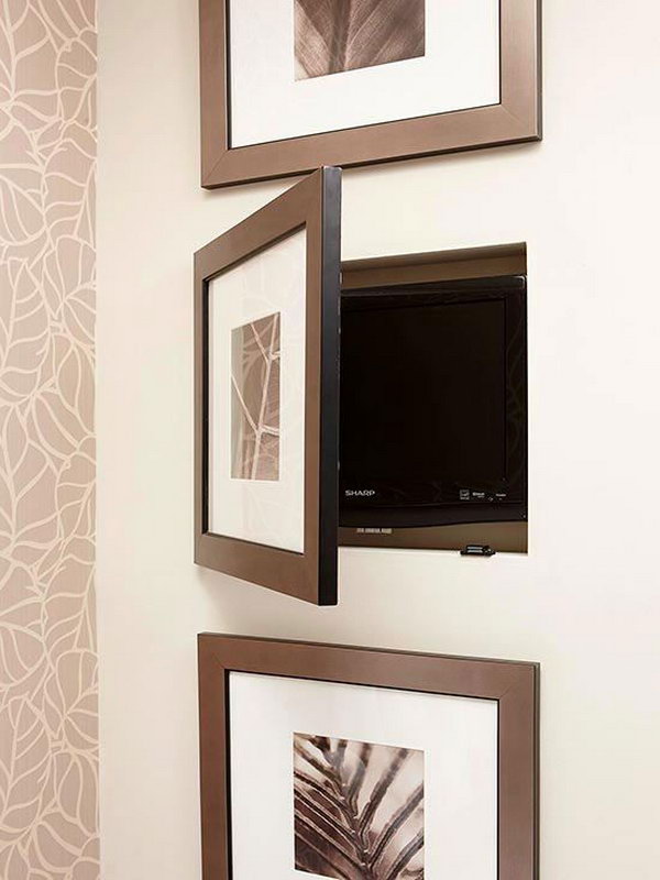 Nifty Niches Niches carved out between wall studs provide the prefect spot to conceal bathroom items of all shapes and sizes.  