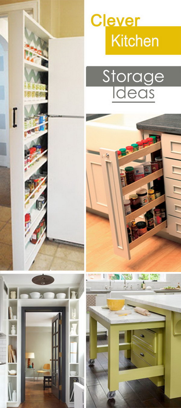 Clever Kitchen Storage Ideas!