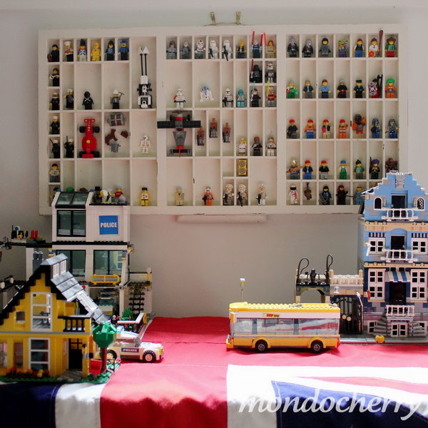 The printer's tray makes a great home for these Lego characters. 