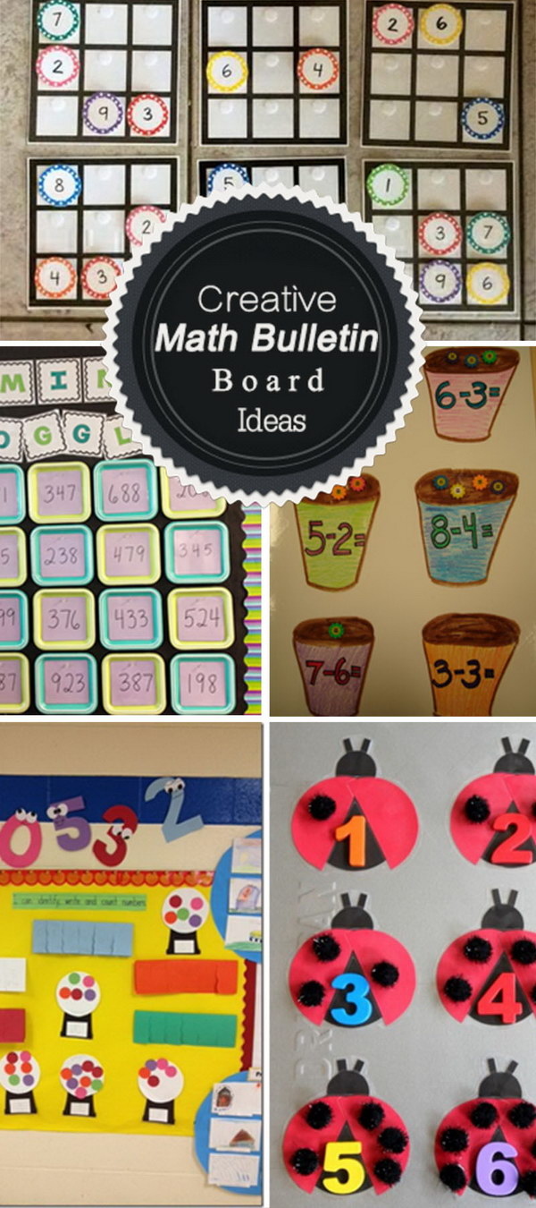 Creative Math Bulletin Board Ideas!