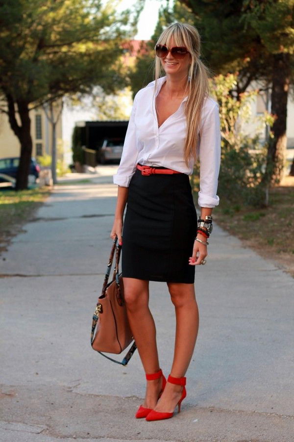 Cute Work Outfit Ideas for Girls. Work outfit doesn't mean boring clothes and leaving your personal style behind.