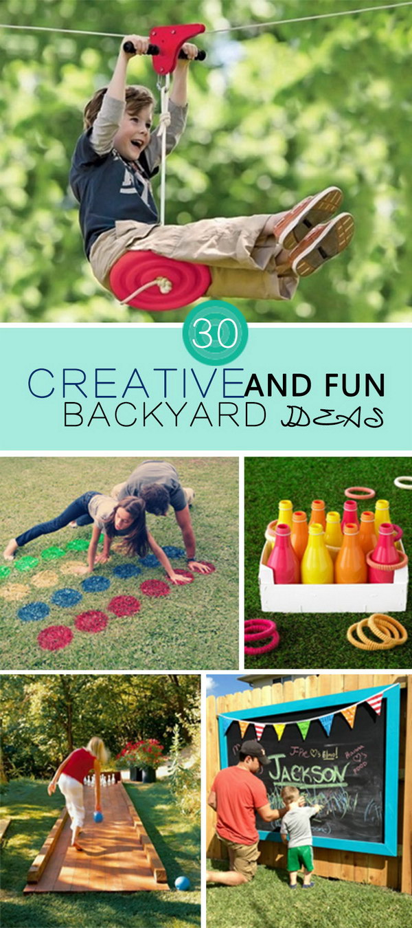 Creative and Fun Backyard Ideas!