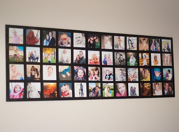 Wall Picture Collage. If your best friend is a big fan of photography and loves showing some amazing pictures on the wall, then this is a creative and fantastic gift idea when he or she moves to a new house. 