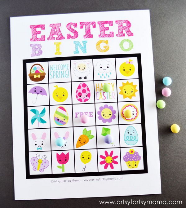 Looking for Easter party games? This Easter bingo game is a fun and creative idea for your Easter celebration. 