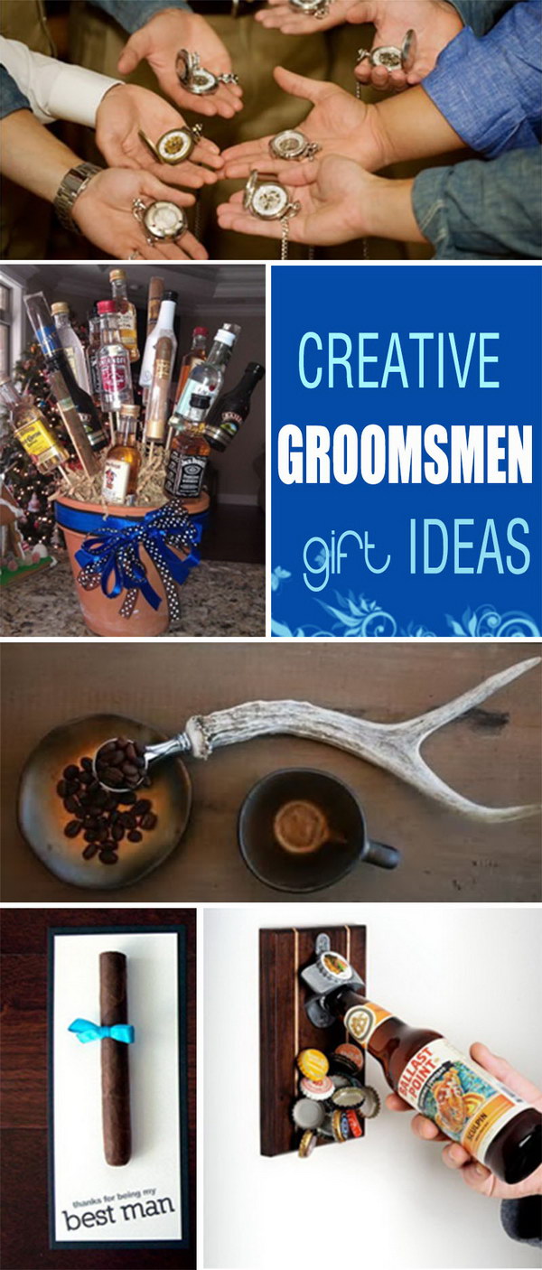 Creative Groomsmen Gift Ideas!