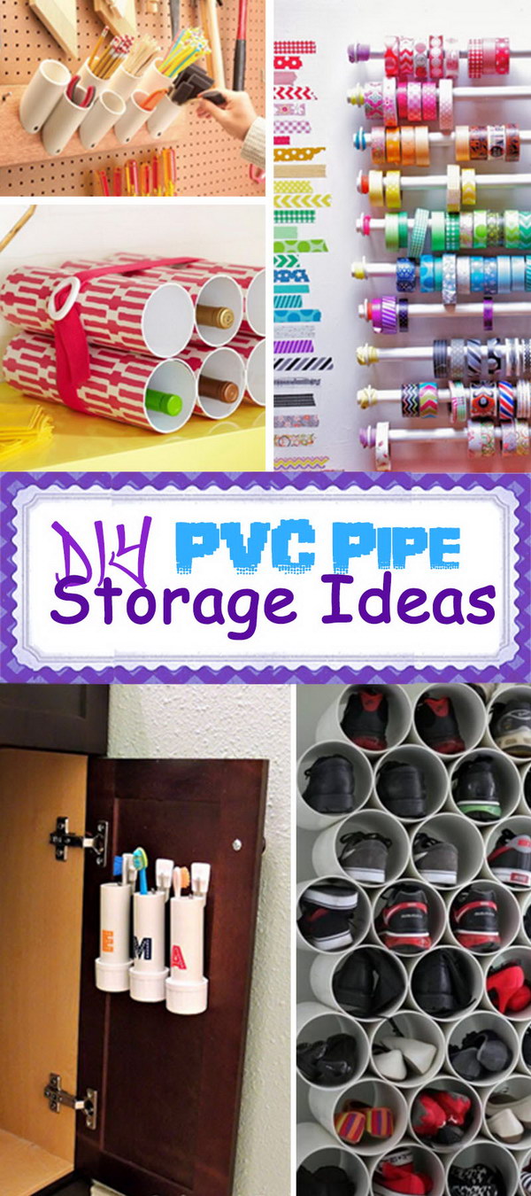 DIY PVC Pipe Storage Ideas!