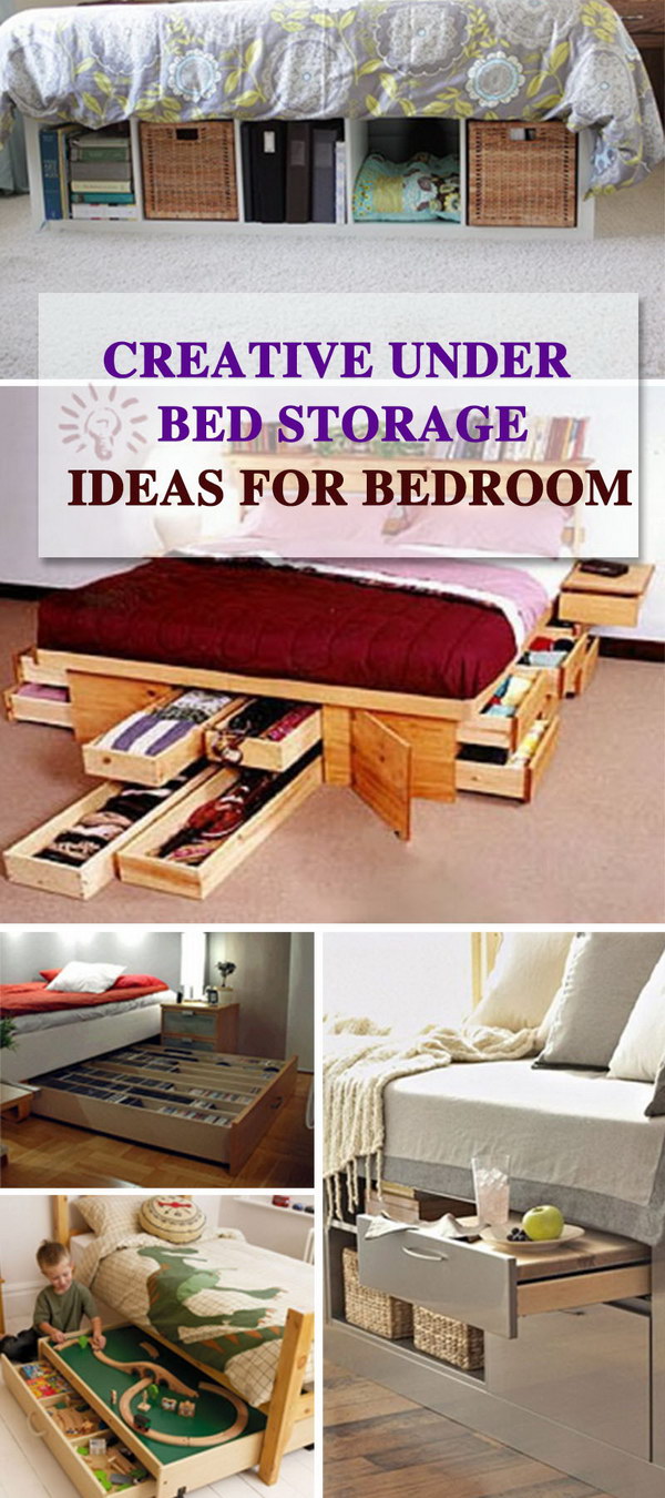 Creative Under Bed Storage Ideas for Bedroom!