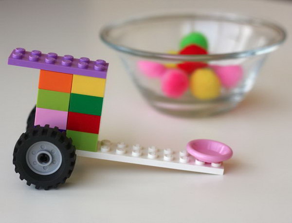 Lego Catapult. Most kids are interested in LEGO. A Lego catapult will be a great toy for your kids. Here is a video about how to build a simple Lego catapult.