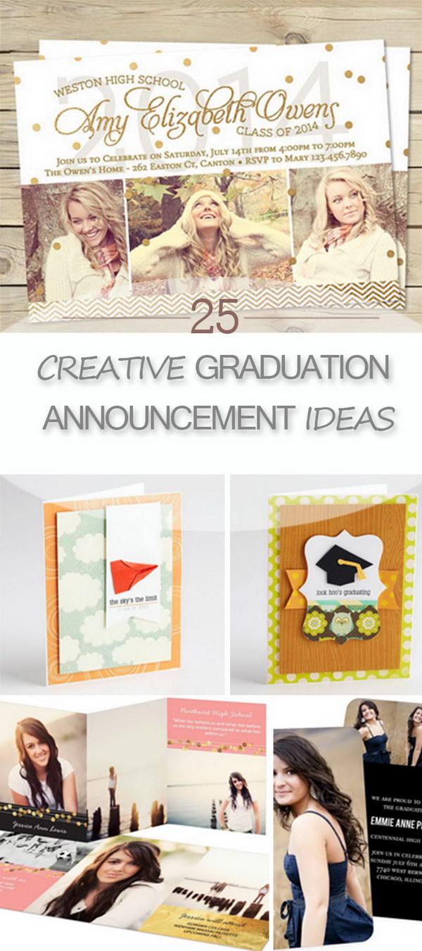 Creative Graduation Announcement Ideas!