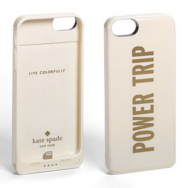 Kate Spade Portable Charger. Juice up their phone or other devices with this portable charger for convenience to refill your device with extra energy throughout the day.