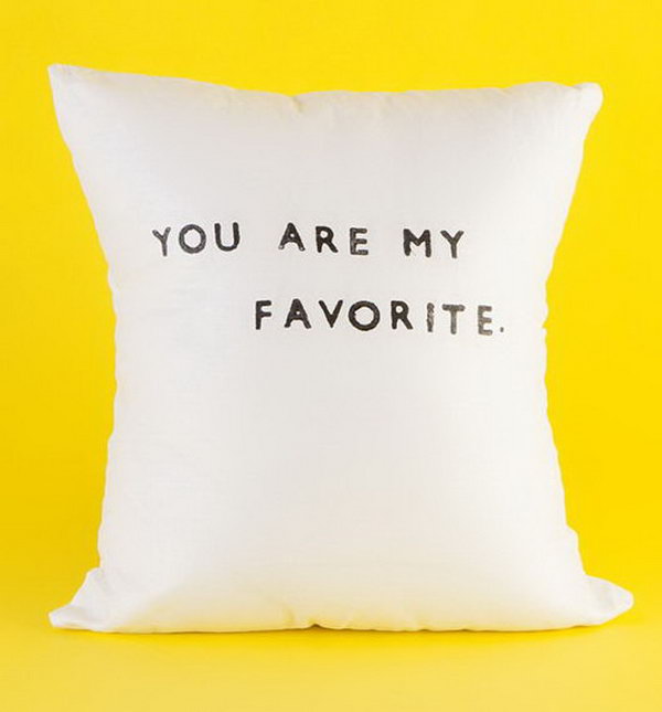 You Are My Favorite Linen Pillow. This linen pillow is adorably handmade with pure flax linen. It’s perfect for the graduate’s beautiful late night dream.