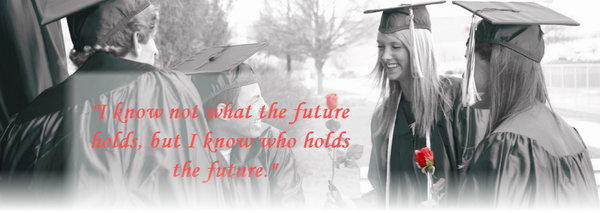 Holds the Future Graduation Quote. I know not what the future holds, but I know who holds the future. Inspire the graduate to keep fighting and pursue a bright future with this wise quote.