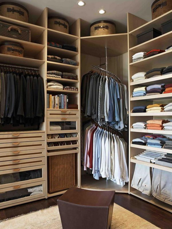 Maximize Closet Space. To generate more closet space, you can add shelves or drawer units to accommodate your extra items. Plan the storage unit usage beforehand to keep your things for easy access to use.