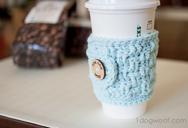 Cup Cozy. Make a simple cup cozy for your brother or boyfriend to keep him from burning his hands if coffee is his drink of choice. It is an economical and thoughtful present. 
