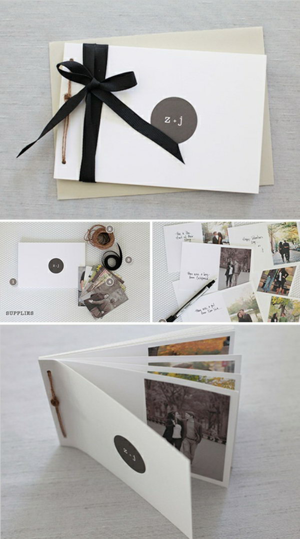 DIY Photo Book. This is an awesome holiday gift for men, especially for your boyfriend. And it is super easy to create this unique photo book. 