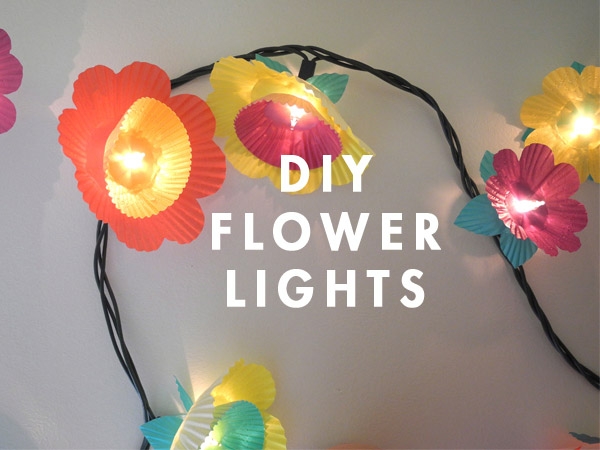 Flower Lights. Cut multi-petal flower from the cupcake paper and cut X in the center, layer cupcake paper to make flowers. It serves as a beautiful decor that girls may like as well as magnificent illumination as well.