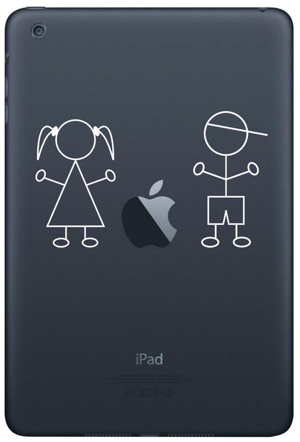 Simple but warm and lovely engraving idea for your iPad.