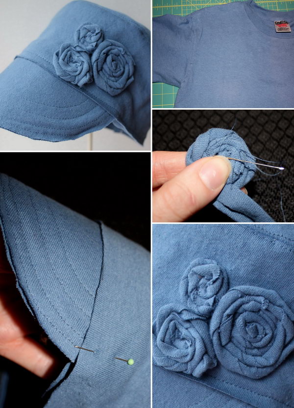 DIY T-shirt Hat. Here's a step-by-step tutorial about making an easy and inexpensive hat with old T-shirts. Start to DIY one for your family member. 