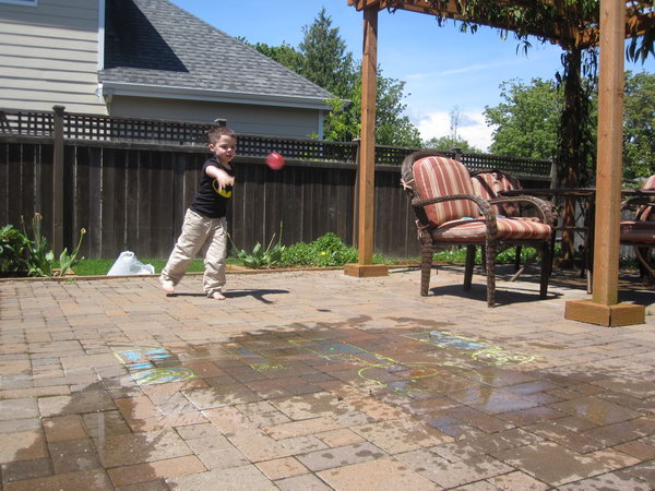 Angry Birds Water Balloon Game. Fill your balloons, add angry bird faces with permanent marker. Draw pigs with chalk. It's time to smash at the pigs. The kids will have a lot of fun on hot summer days.