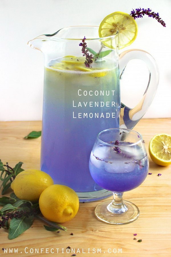 Coconut Lavender Lemonade