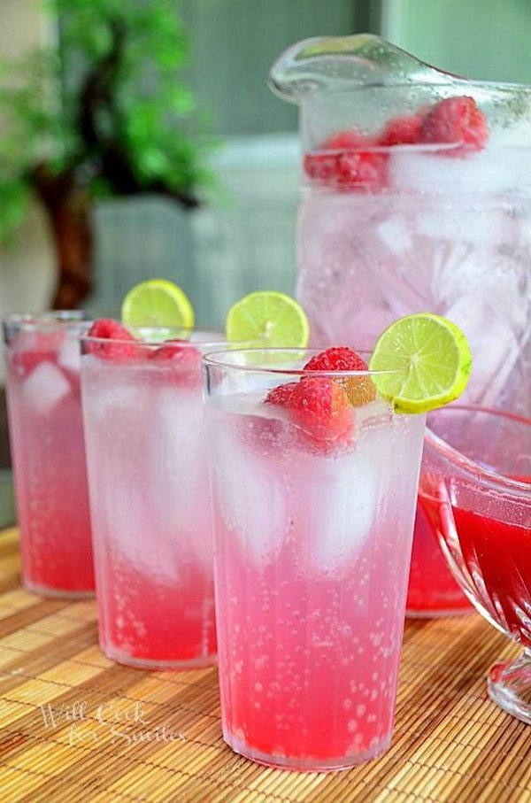 Raspberry Key Lime Italian Soda. This delicious and refreshing raspberry key lime Italian soda will be a great treat  in  your summer party.  Get the tutorials here