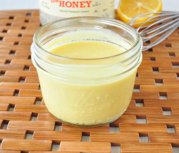  Healthy Honey Mustard Dressing. This healthy honey mustard is made with plain Greek yogurt, yellow mustard ,raw honey and lemon juice.  You most likely get all these ingredients at home. It is affordable and cost less to make. 