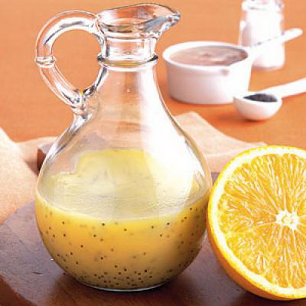 Orange-Poppy Seed Dressing. This poppy seed dressing is ideal for a fruit ,crisp salad. 