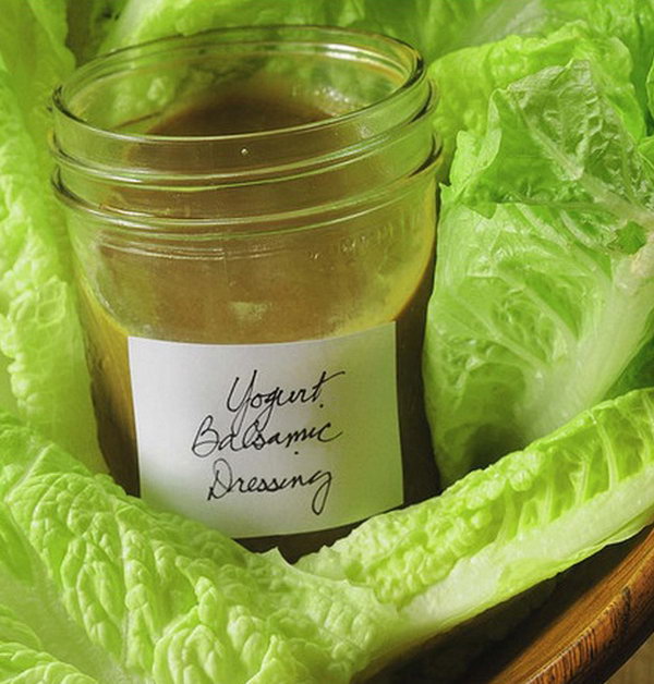 Low-Calorie Creamy Balsamic Salad Dressing. If you enjoy  balsamic vinaigrette on your salads,you will love this creamy balsamc dressing very much. 