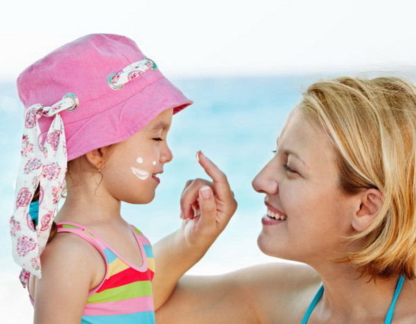 Sunscreen. One of the biggest dangers of summer for your kids is sun poisoning. According to the Skin Cancer Foundation, even one blistering sunburn during childhood will double your kids’ chances of developing melanoma,  so make sure that your kids put on sunscreen  at least 15 minutes before  they go outside.  