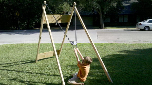 Water Balloon Launch Pad. Connect the legs, attach the cross braces and the launcher. It's time to bomb away your water balloon for a thrilling experience with the balloons launching at 100+ miles per hour.