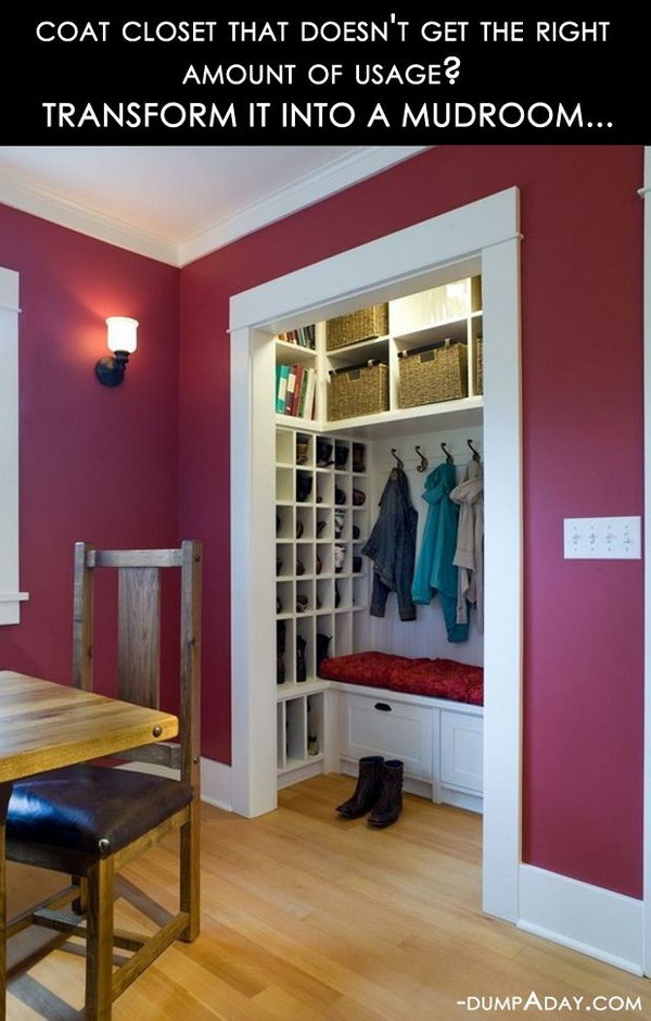 Smart Use of the Not Usual Utilized Place in the Closet