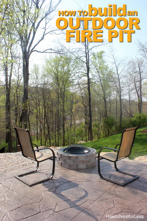  DIY Patio Fire Pit