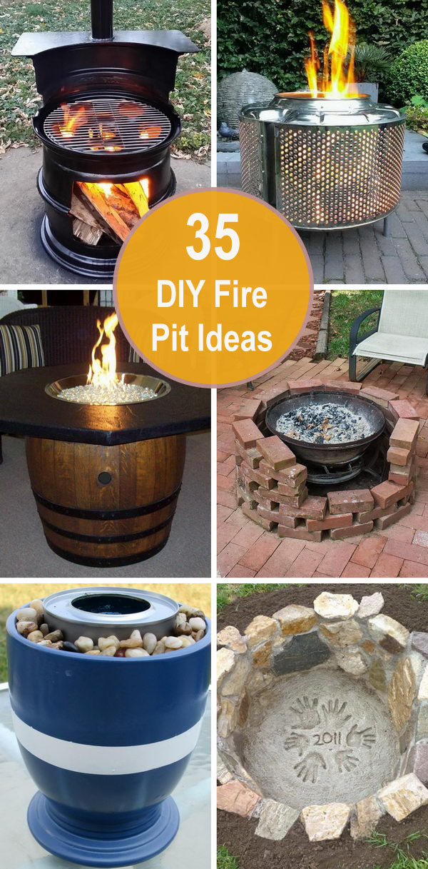 35 DIY Fire Pit Ideas. 